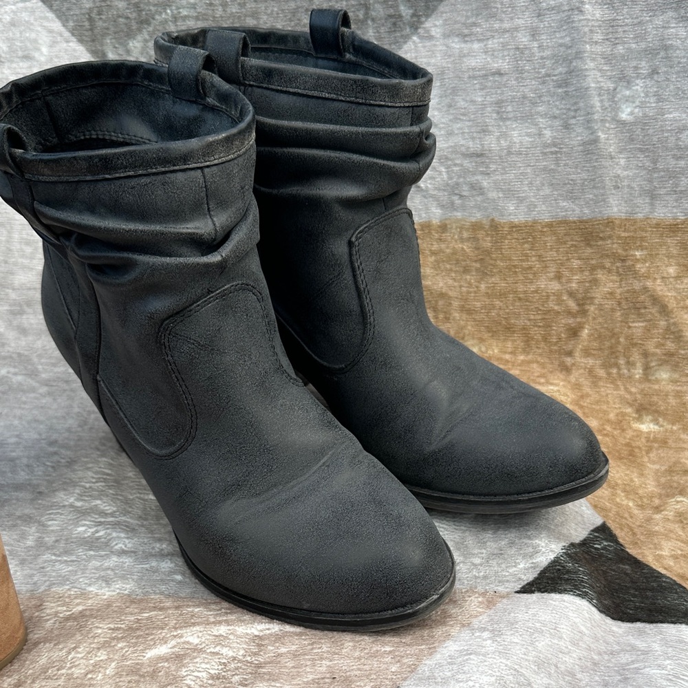 Grey charcoal Women's Ankle Boots